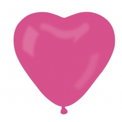 Balony pastelowe Serca Różowe 25 cm Gemar
